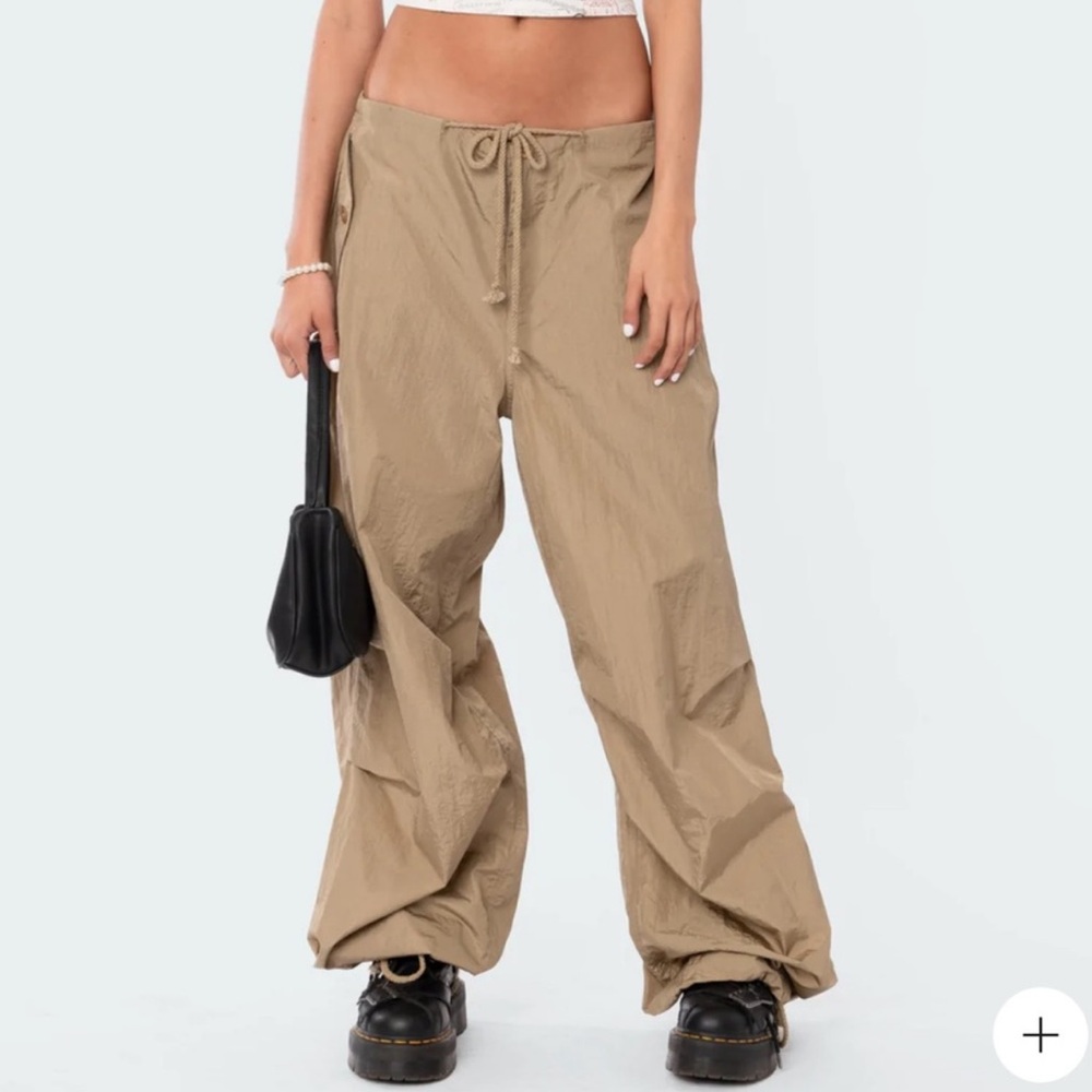 Edikted Rian Nylon Cargo Pants